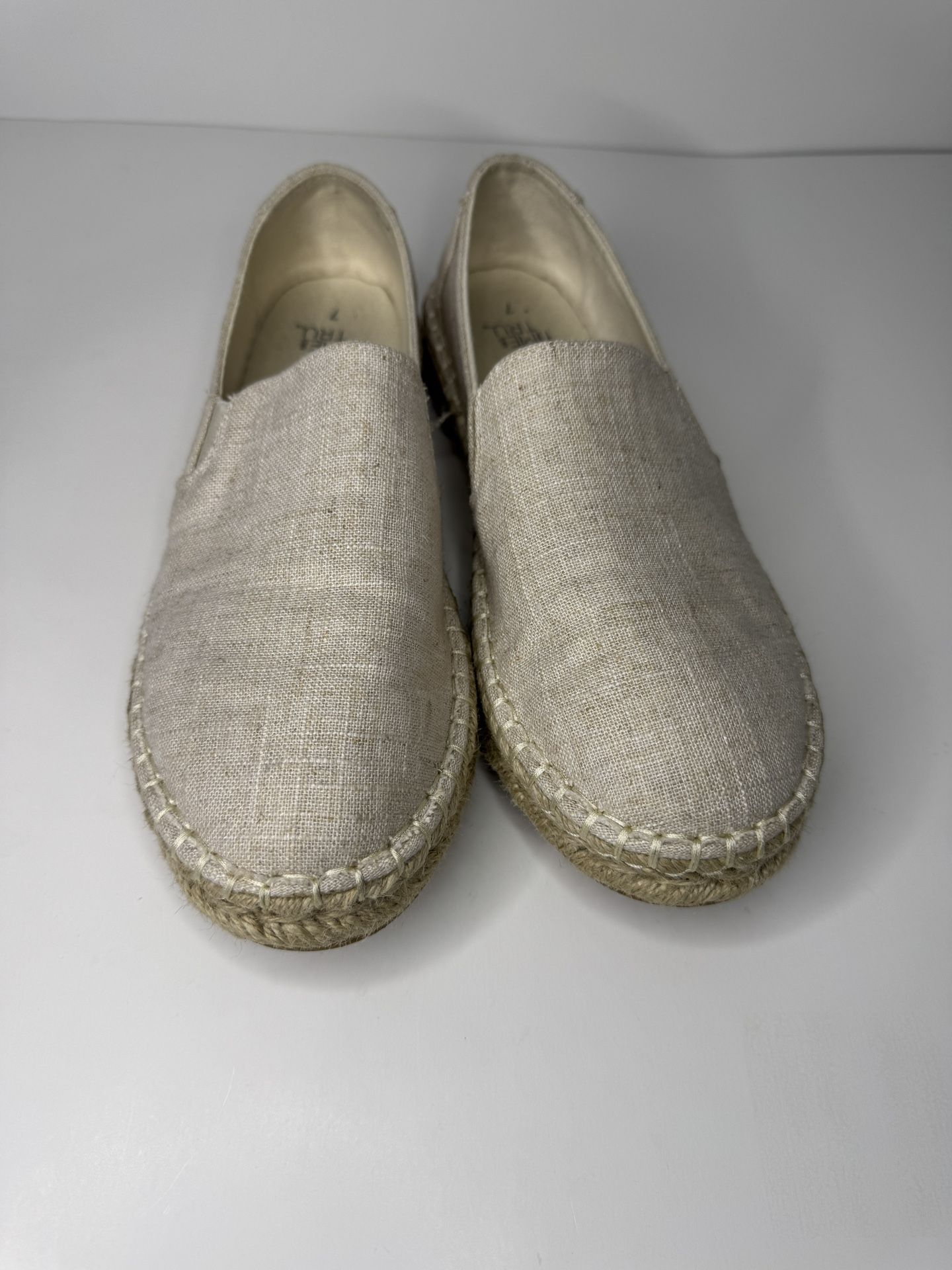 Time and Tru Women’s Espadrille Slip On Shoes, Brown/Khaki Sizes 7