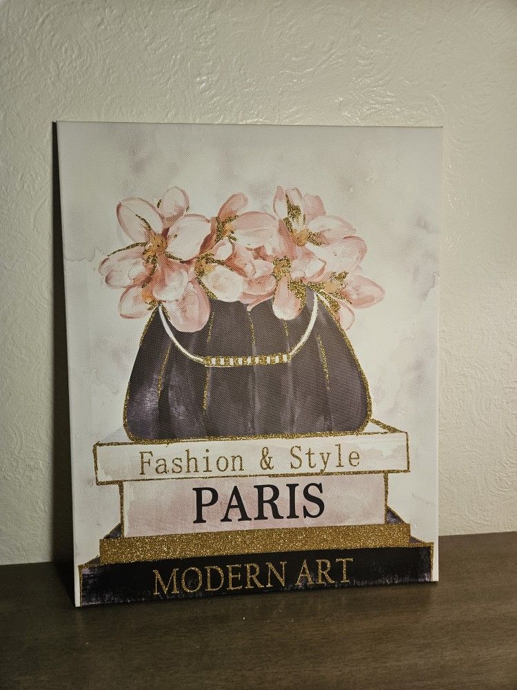 Paris Fashion & Style Canvas Print Hanging Wall Art