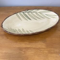 Zanzibar Tiki Tropical Serving Dish/plate 