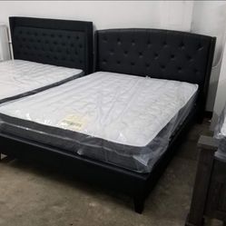 Queen Bed Frame With Mattress