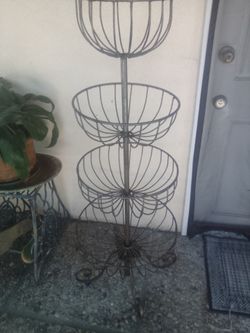4 tier fruit basket