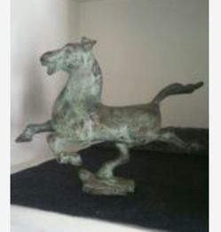 Old metal horse