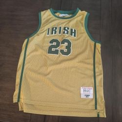 Vintage LeBron James High School Irish Basketball Jersey 