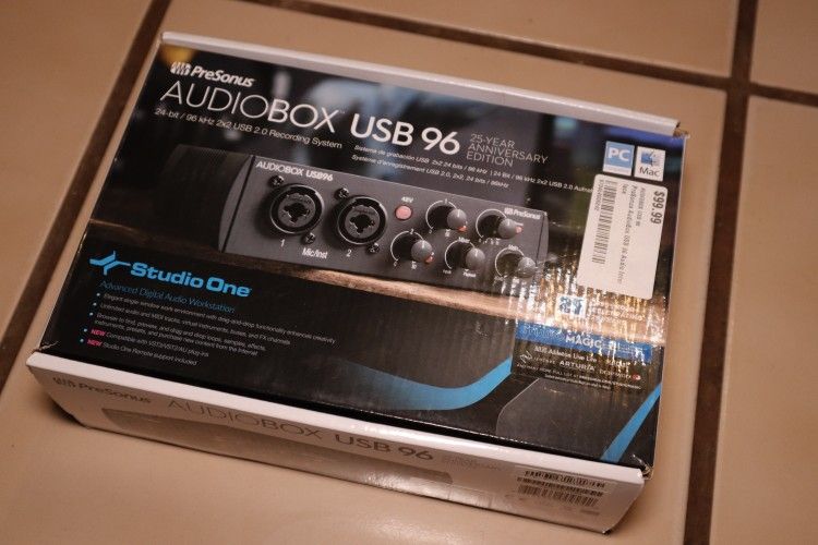 Presonus Audiobox 96 USB Studio Interface