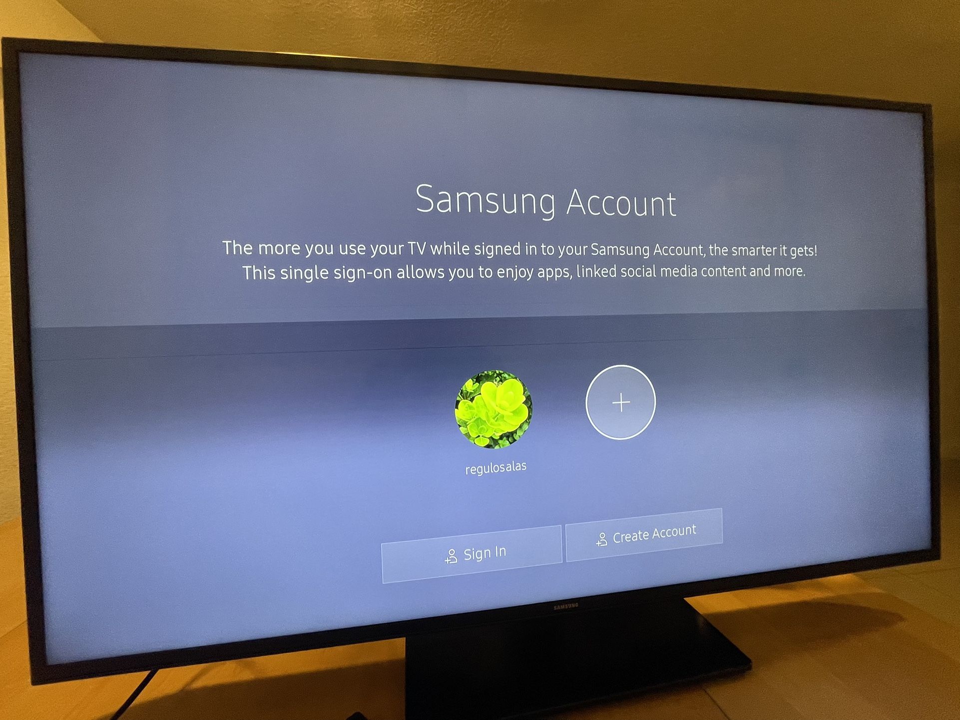 Samsung TV 6 series 50inch