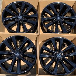 19” Lexus RX350 RX450 factory wheels rims gloss black new