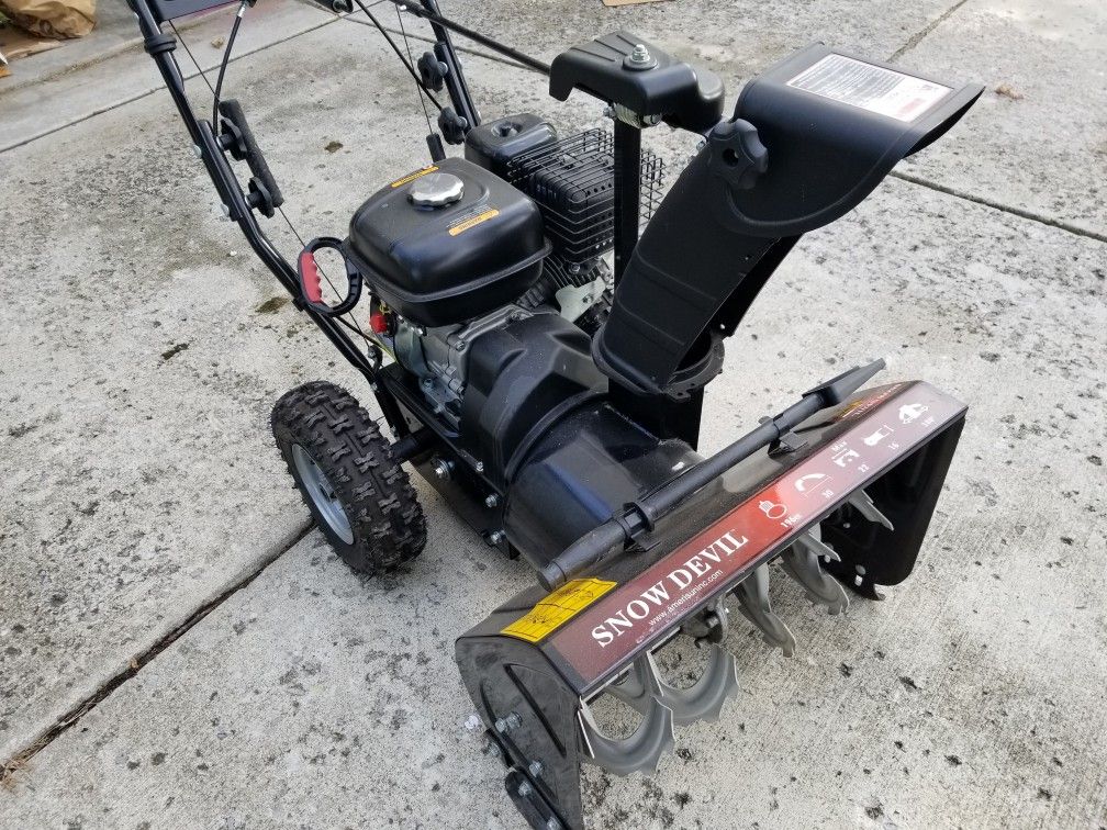 Snow Devil Snow Blower DB7659B-22" Two Stage Gas Snow Thrower - PowerSmart