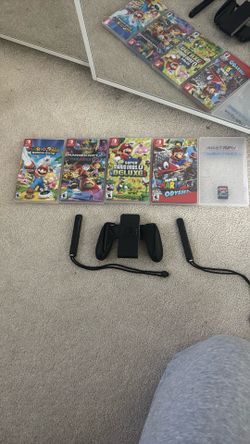 Nintendo games and controllers for nintendo switch