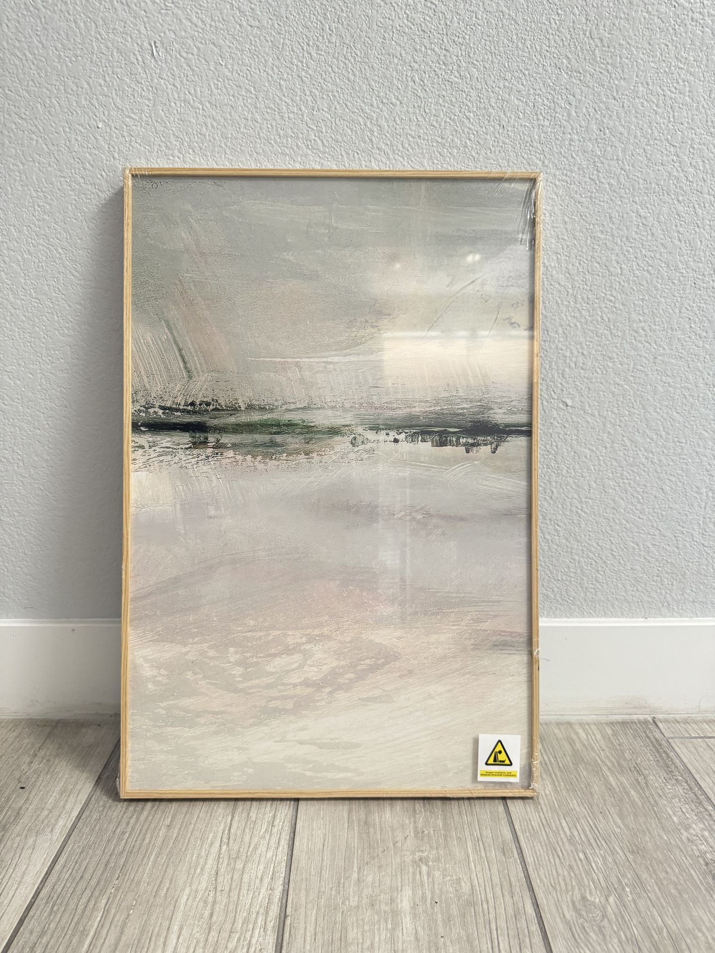 Framed Abstract Wall Art – Neutral Tones – Modern Minimalist Decor