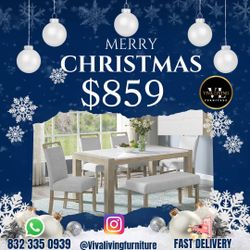 Hermoso Comedor 6pc 🔥🔥🔥🥰