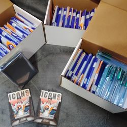 3,500 Penny Sleeves+2 Darrell Waltrip Icon Cards