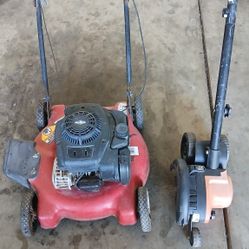 Lawn Mower Weed Eater And Edger