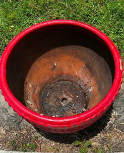 Cement Pottery 17.5”H 21” in diameter