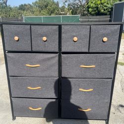 Dresser for Bedroom 10 Drawer Fabric Storage