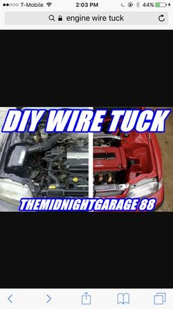 Engine wire tuck needed