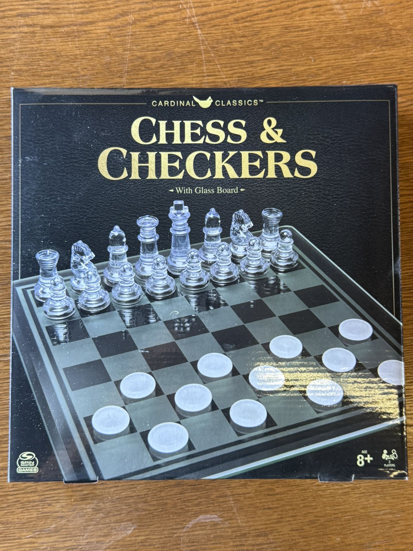 Chess and Checkers with Glass Board