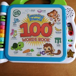 Leap Frog Learning Friends 100 Words Book (English & Español)