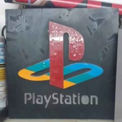 PS1 Playstation One Kiosk Light Up Sign Vintage Rare Hard to Find (P1)