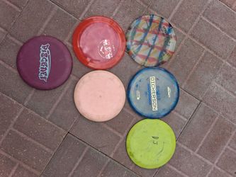 6 disc Golf discs