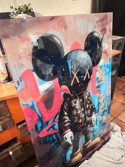 KAWS Tempered Glass Art