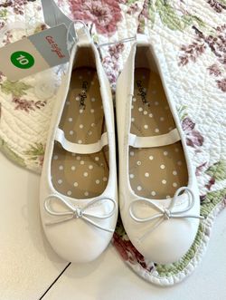 NEW - Cat & Jack Kid/Toddler Girls Dress Shoes, Size 10