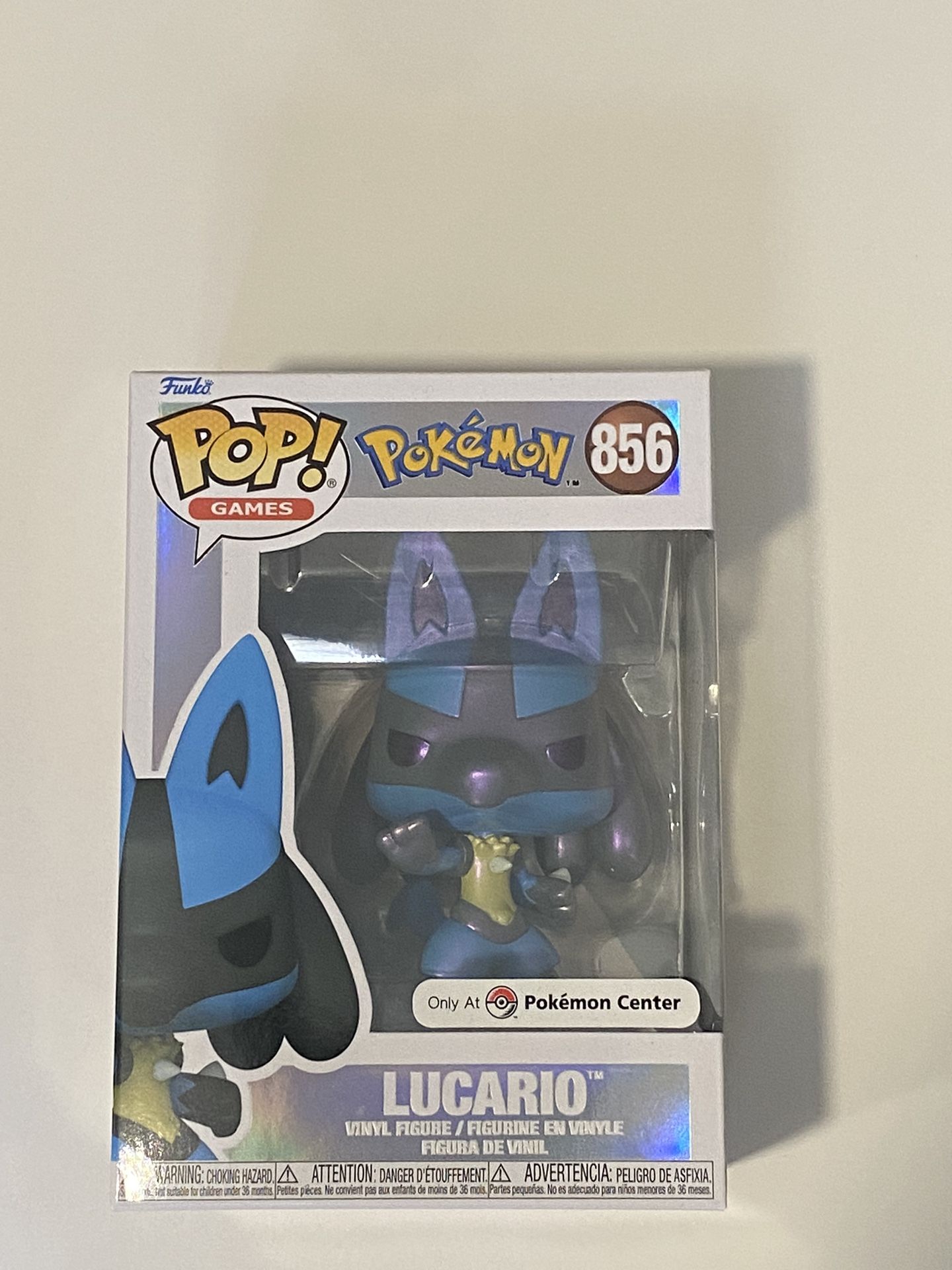 Pokémon Center Exclusive Lucario Funko Pop