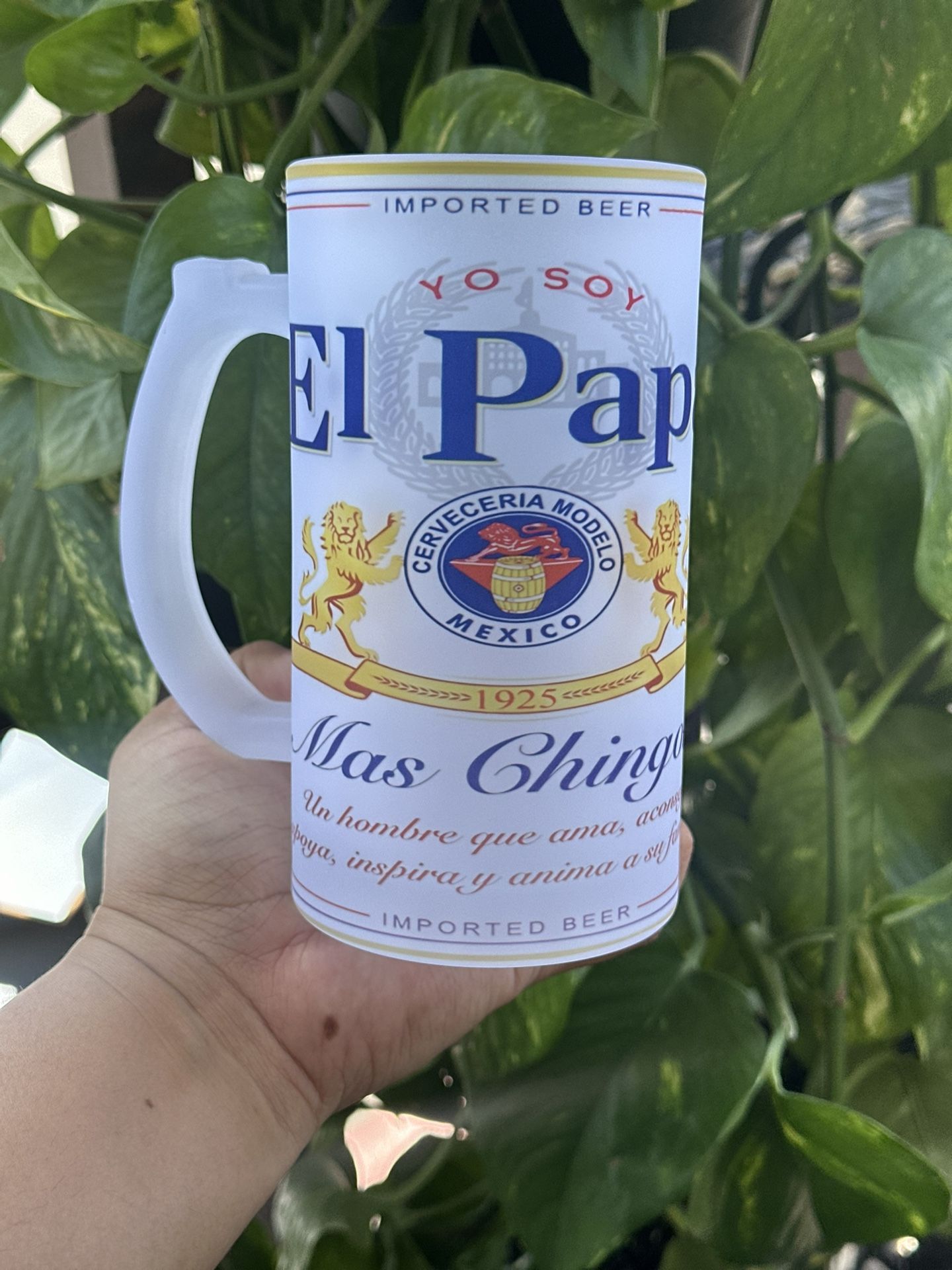 Fathers Day Custom Sublimation Beer Mugs 🍻