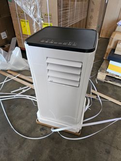 8000 BTU Portable Air Conditioner, with Fan & Dehumidifier Mode, White