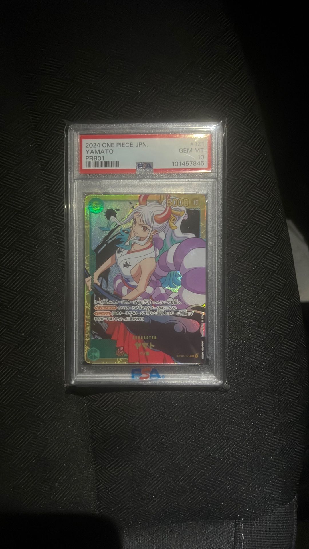 Psa 10 Yamato Sec. One Piece Tcg