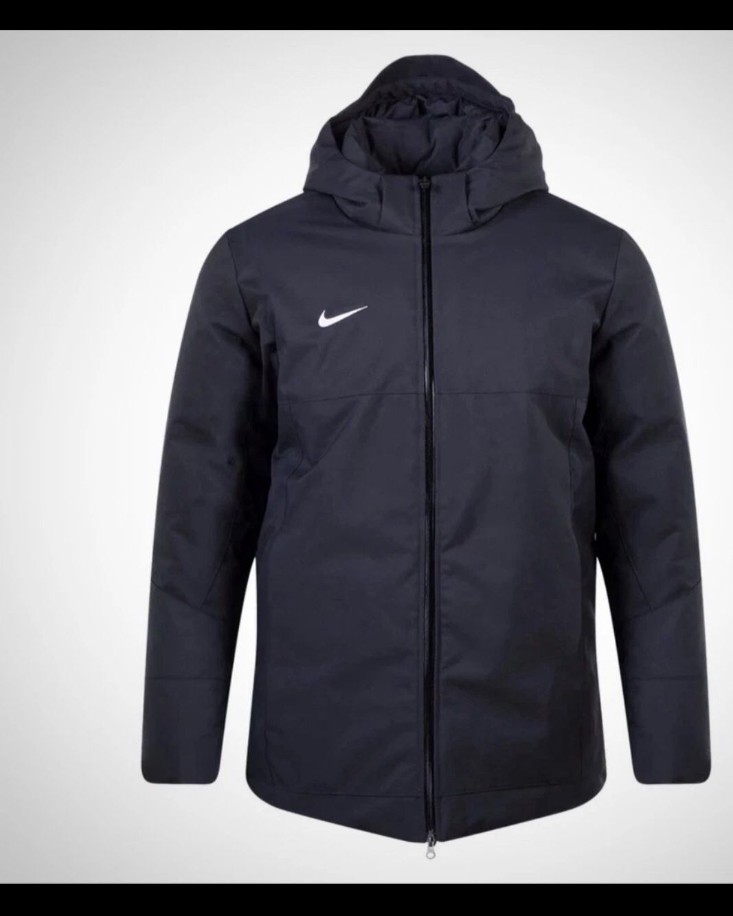 Nike 550 Down Hooded Parka Winter Coat Dark Gray Men's Size 3XL Team Issued PE