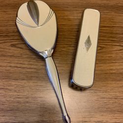 Vintage hair brush set