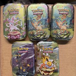 Pokémon Prismatic Evolution Mini Tins