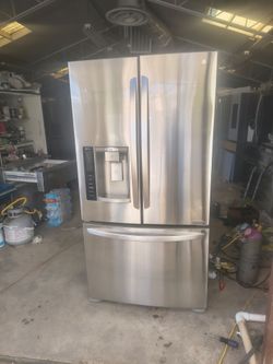 LG Refrigerator stainless steel 3 door