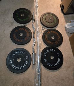 Olympic Bar And Weights 