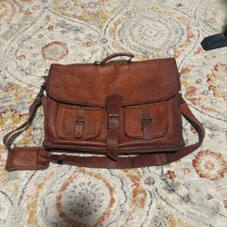 Genuine Leather Satchel 