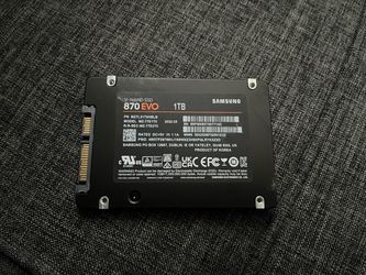 Samsung 870 EVO 1TB 2.5” SATAIII Internal SSD MZ-77E1T0 1TB 3D V-NAND 7mm hard drive