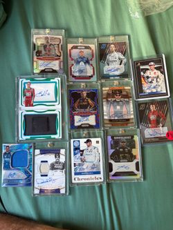 44-NASCAR trading cards for sale Autos/Patches/# ONLY!!!