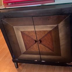 Marble Table Top And Glass Table Top Cabinet