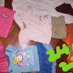 Girls Clothes Lot Size 24m And 2t 30 Itens  All For One Price