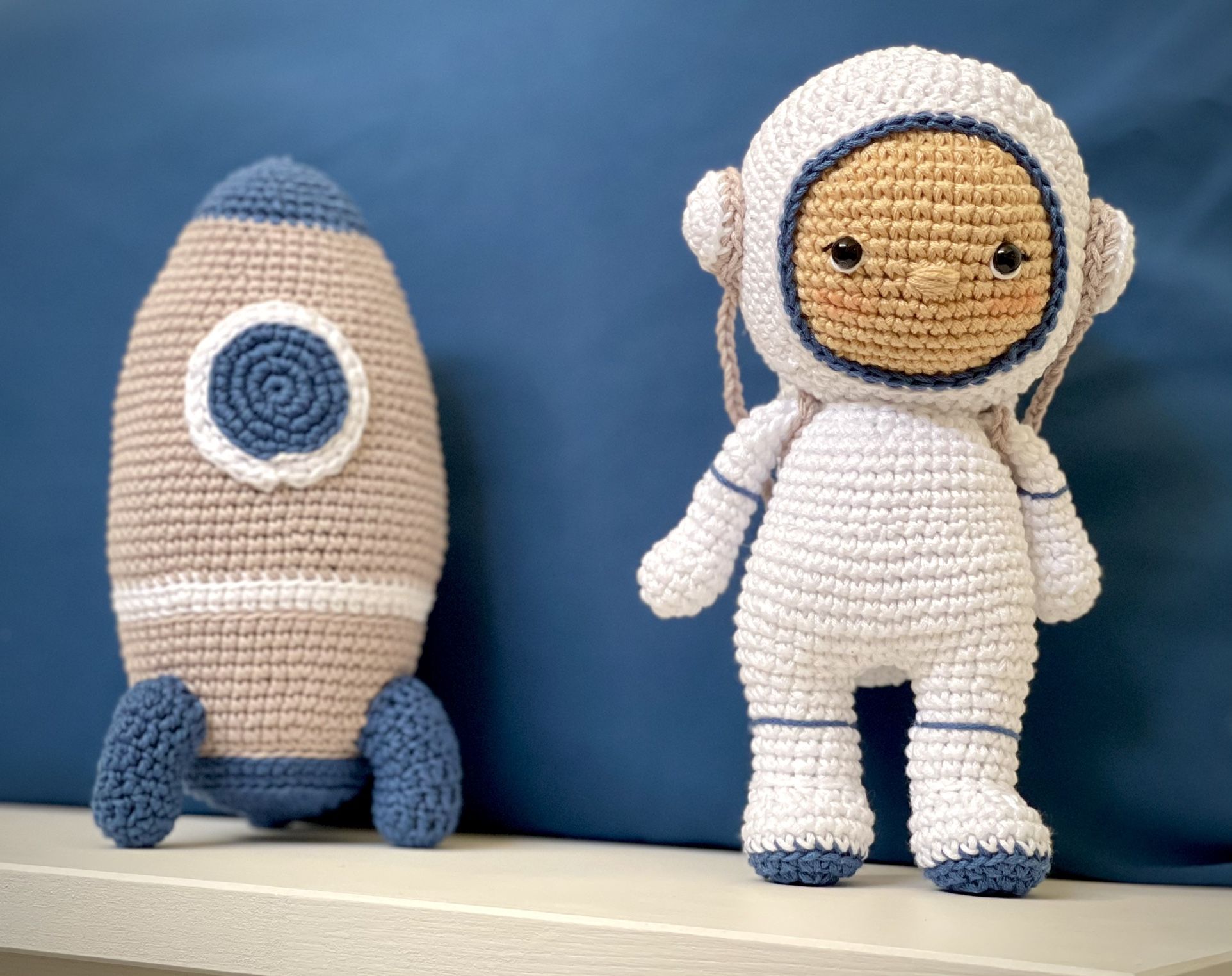 Astronaut  & Rocket 🚀 👩‍🚀 Crochet 🧶 