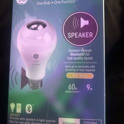 GE Led Bluetooth Light With Built In Speaker 🔈 They Actually Sound Amazing