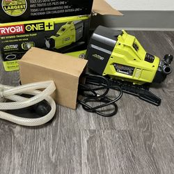 RYOBI ONE PLUS 18V. HYBRID  TRANSFER PUMP $120