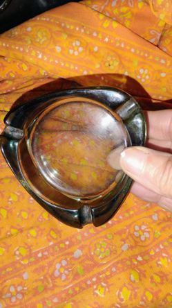 Vintage Glass Ashtray