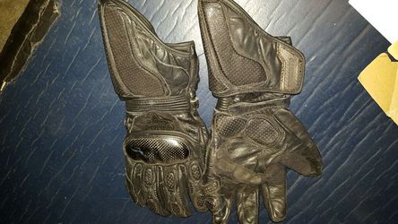Icon motorcycle gloves leather