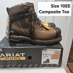 Ariat Composite Toe Work Boots Size 10EE