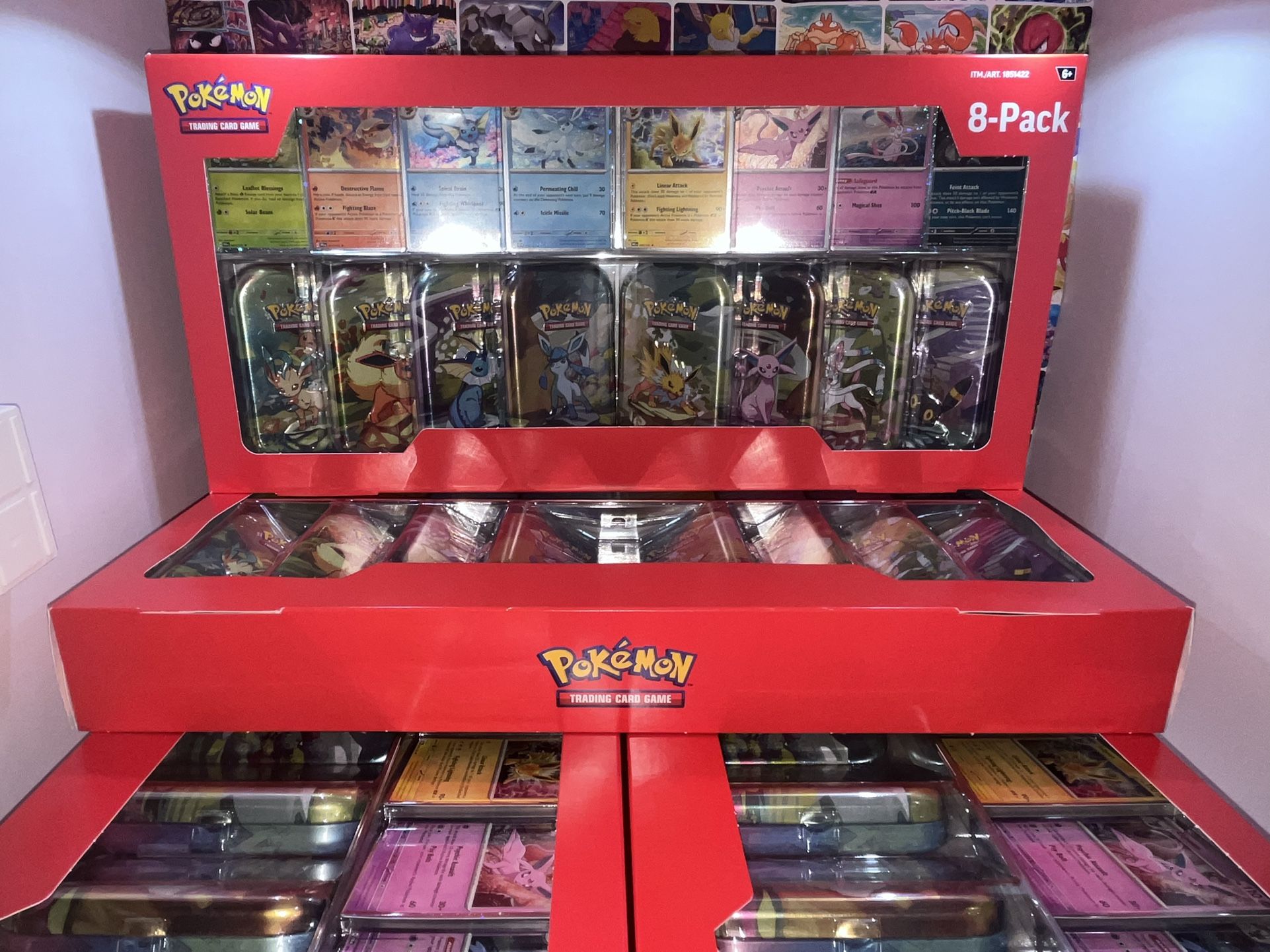 Prismatic Evolutions 8-Pack Mini Tins