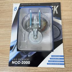 Star Trek Starship U.S.S. Excelsior NCC-2000 #8 Eaglemoss Collection