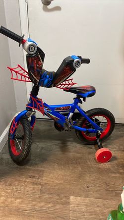 Spider-Man Kids Bike with Training Wheels