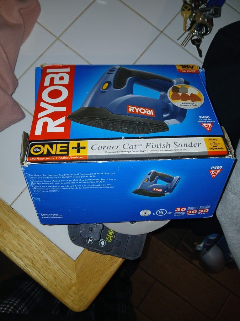 Ryobi Sander Witha Battery