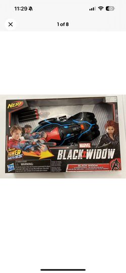 NERF Power Moves  MARVEL Black Widow Stinger Strike Blast New In Box